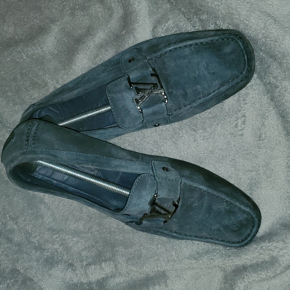 Louis Vuitton Suede Monte Carlo Moccasin/ Loafers
